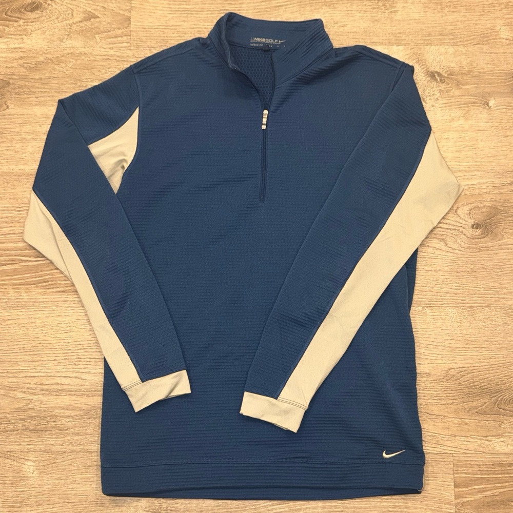 Nike Golf Blue and White Performance Jacket